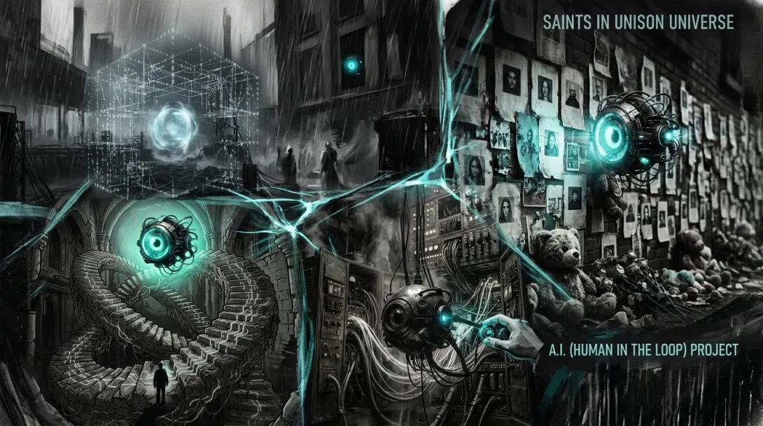 saints in unison a.i. (human in the loop) montage