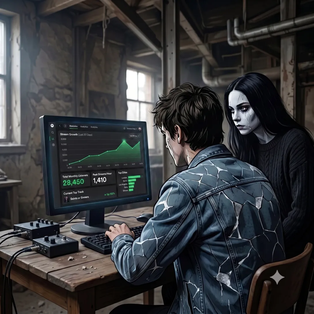 The Marrow Twins - Clark and Olphia Jane checking out their stats.